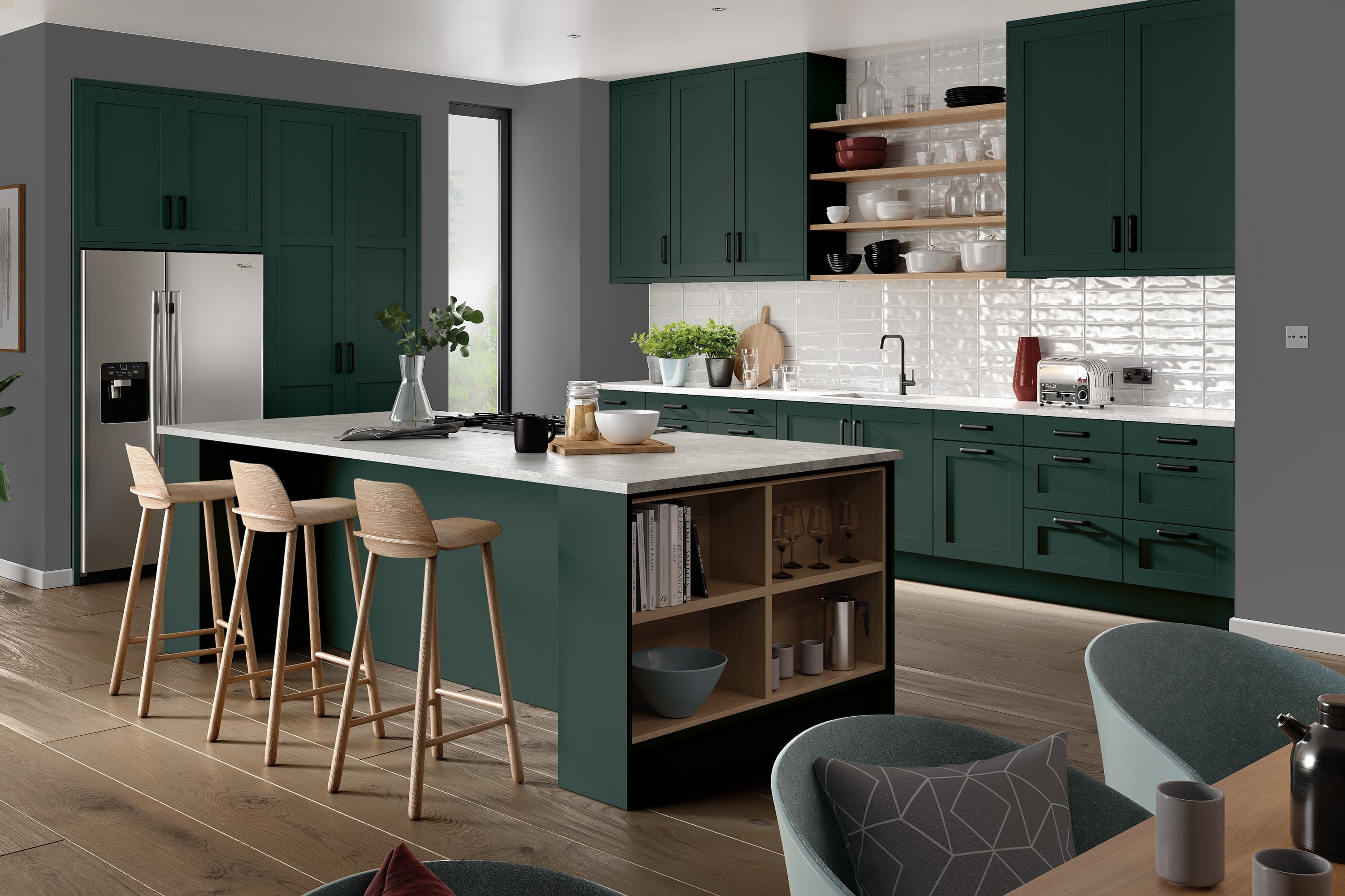 Kitchen fitting background